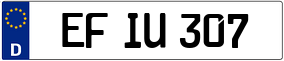 Truck License Plate
